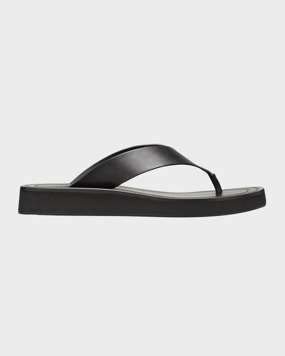 Ginza Flip-Flop Smooth Calfskin Sandals